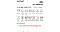 Desktop Screenshot of getdave.com